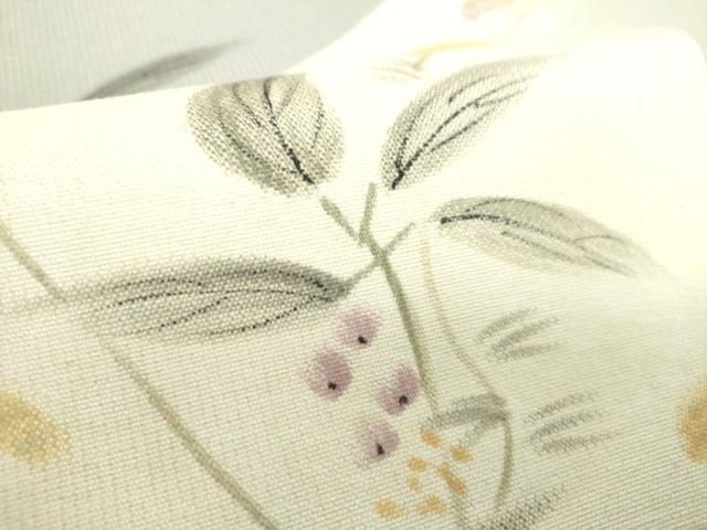 平和屋着物○六通柄袋帯 手描き 秋草文 正絹 逸品 DAAU5478ps - メルカリ