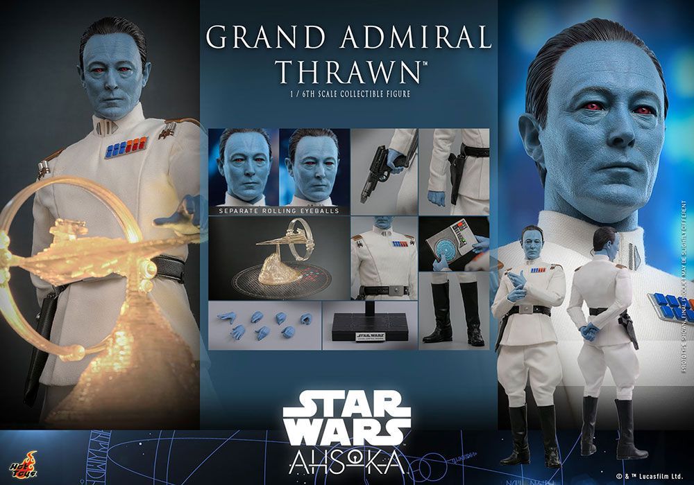 ホットトイズ テレビ・マスターピース スター・ウォーズ：アソーカ 1/6スケールフィギュア スローン大提督