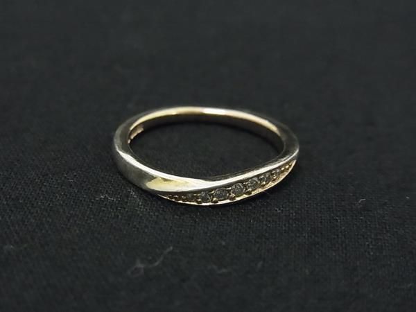 Canal 4℃ カナルヨンドシー ラインストーン SV925 リング 指輪