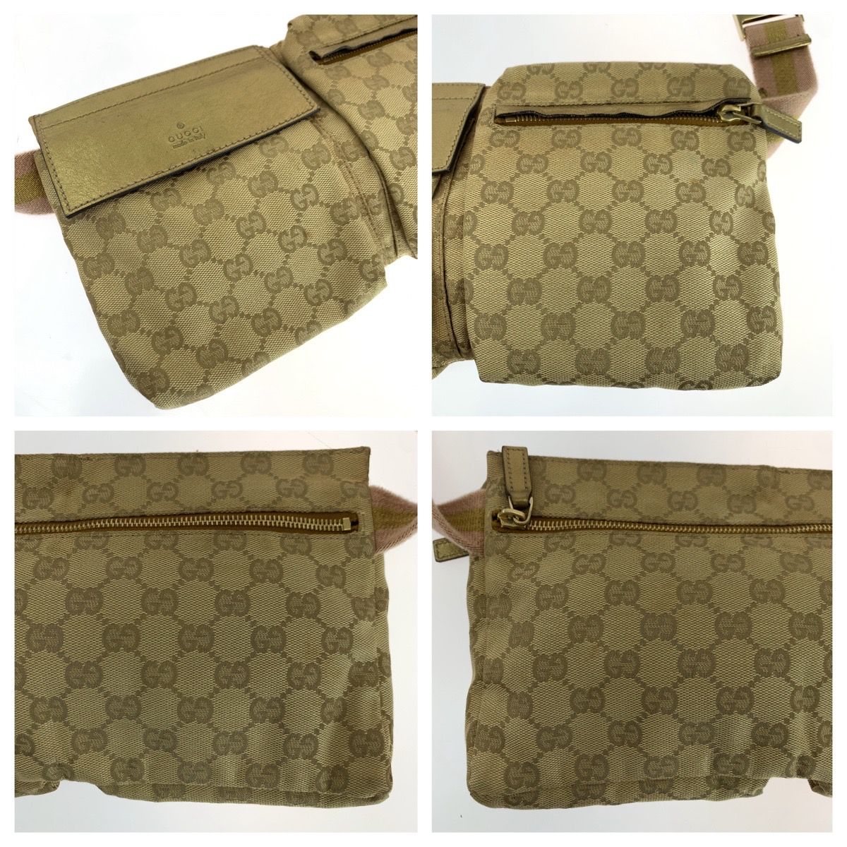 GUCCI グッチ シェリーライン ベージュ ゴールド ピンク