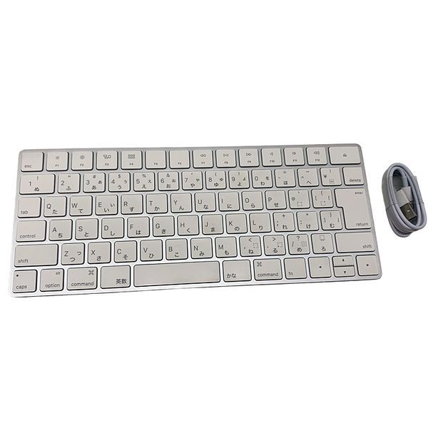 Apple アップル 純正 Magic Keyboard(JIS)マジックキーボード MLA22J/A 日本語配列キーボード A1644  Bluetooth 中古 アウトレット - メルカリ