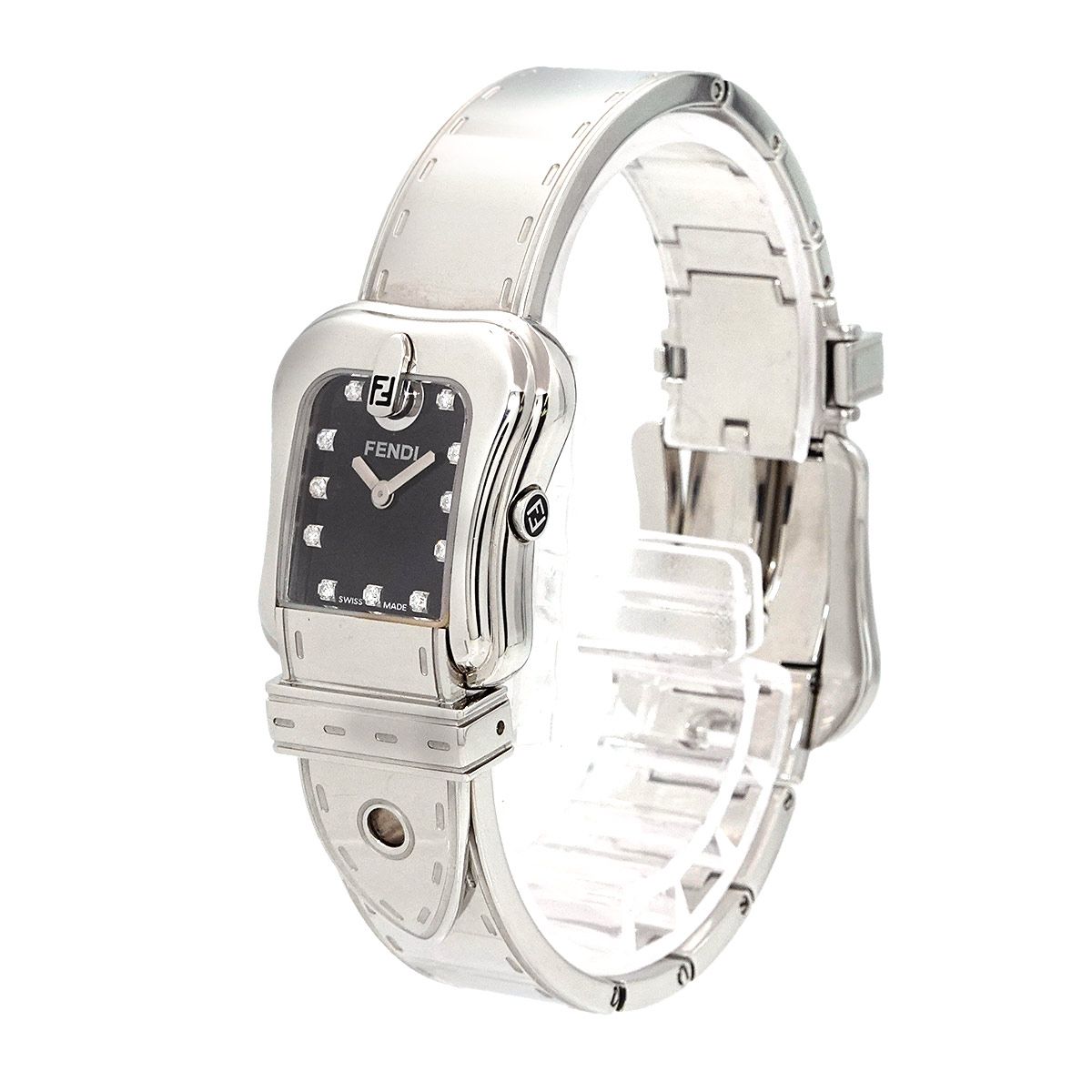 フェンディ FENDI 11Pダイヤ ズッカ柄ベルトレディース腕時計 フェンディ FENDI 11Pダイヤ ズッカ柄ベルトレディース腕時計 FENDI