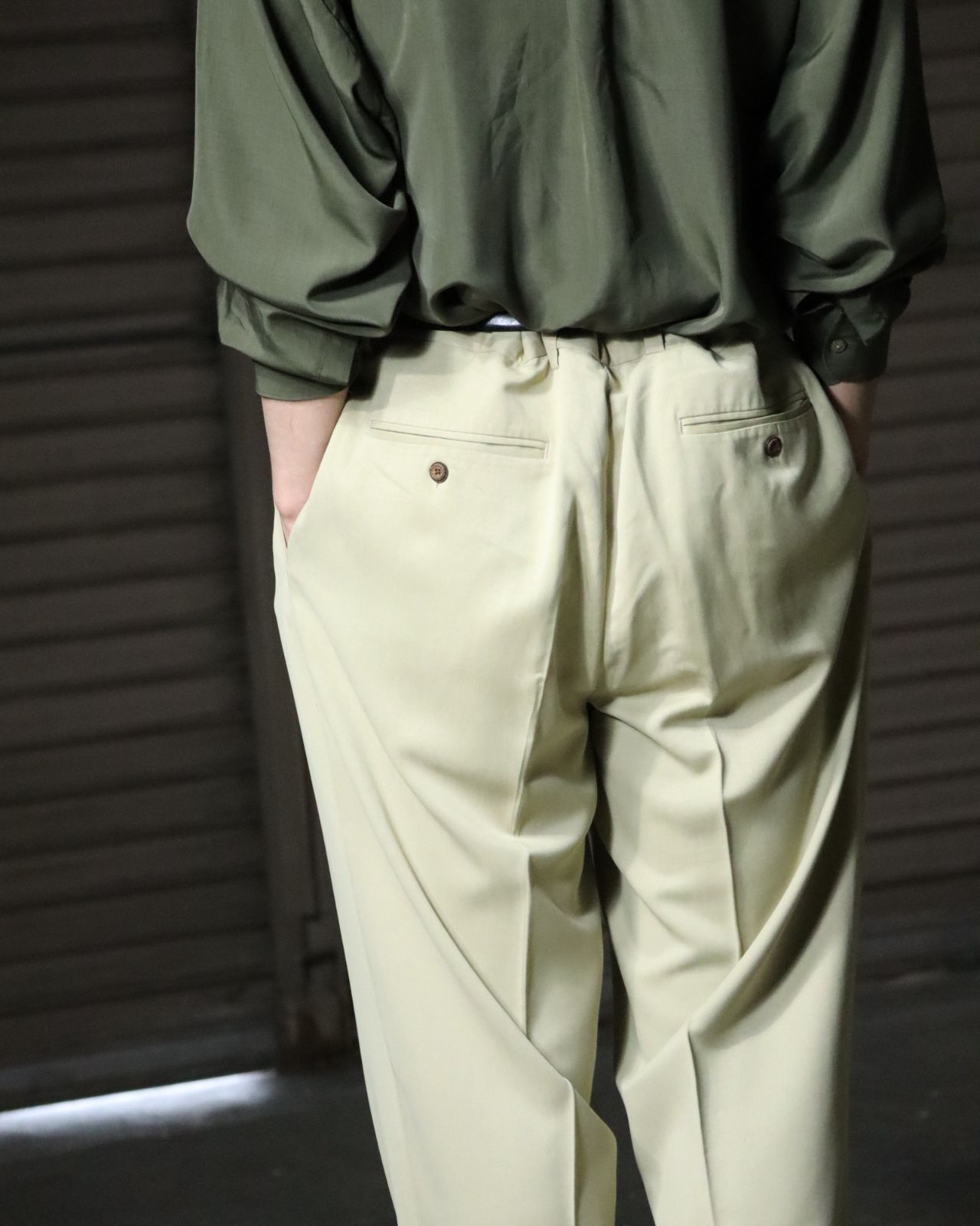 Tommy Bahama silk 2tuck wide-straight slacks トミーバハマ