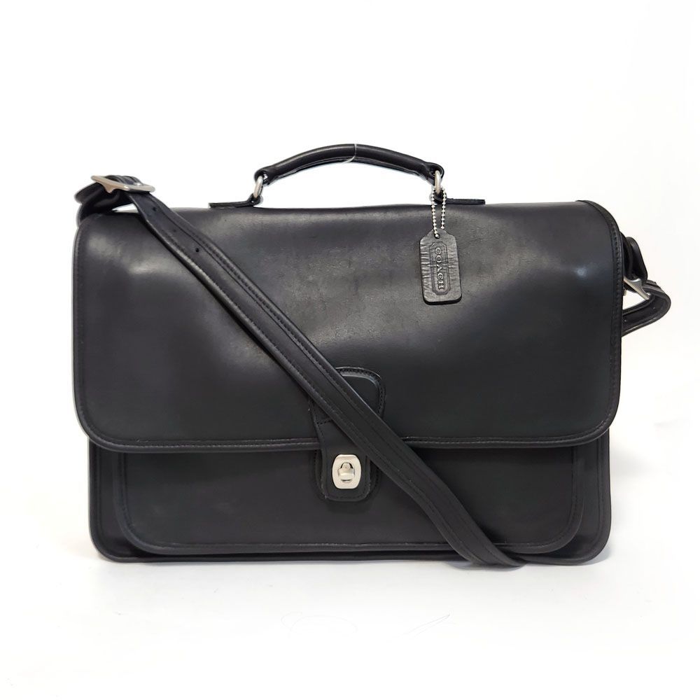 COACH オールドコーチ 5180 2way ビジネスバッグ ブラック 超希少✨ COACH オールドコーチ 5180 2way ビジネスバッグ 黒