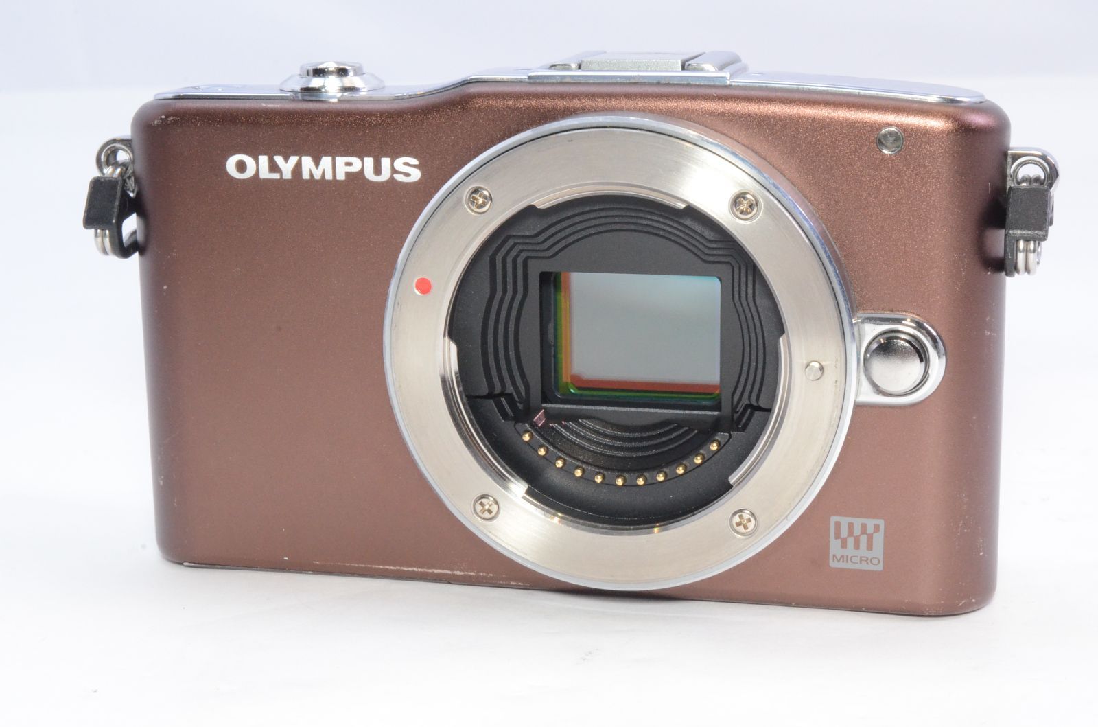 OLYMPUS オリンパス 良い PEN mini E-PM1 ボディ ブラウン オリンパス