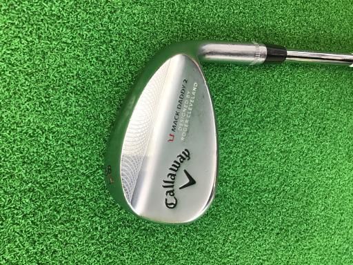 中古 キャロウェイ MACK DADDY 2 クロムメッキ 58°⁄14°C ウェッジ WG