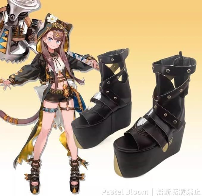 25年 アークナイツ|明日方舟 ペペ コスプレ 靴 ブーツ Arknightsアクナイコスプレ靴 コスプレブーツアクセサリー ウ コスチューム 演出服 舞台装 クリスマス 学園祭 プレゼント 化祭 ハロウイーン パーティー 変装