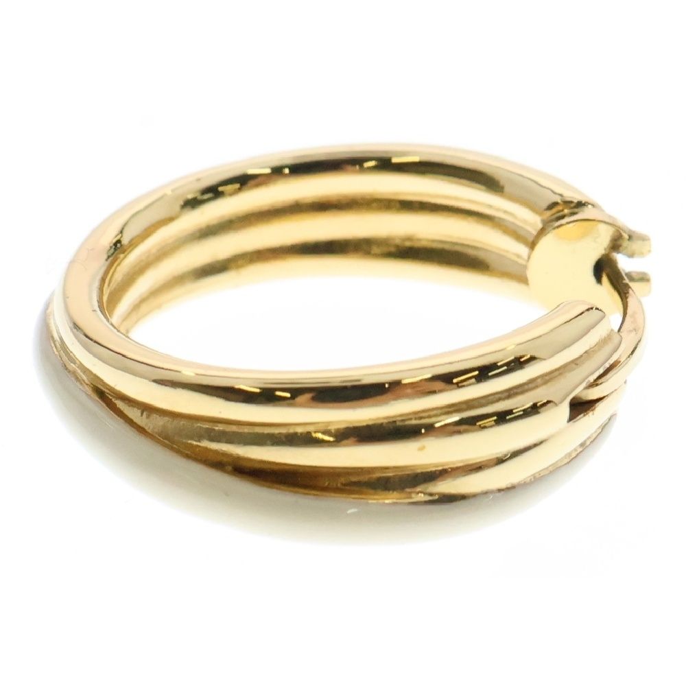 CELINE セリーヌ ノット フープ ピアス ゴールドフィニッシュ ブラス