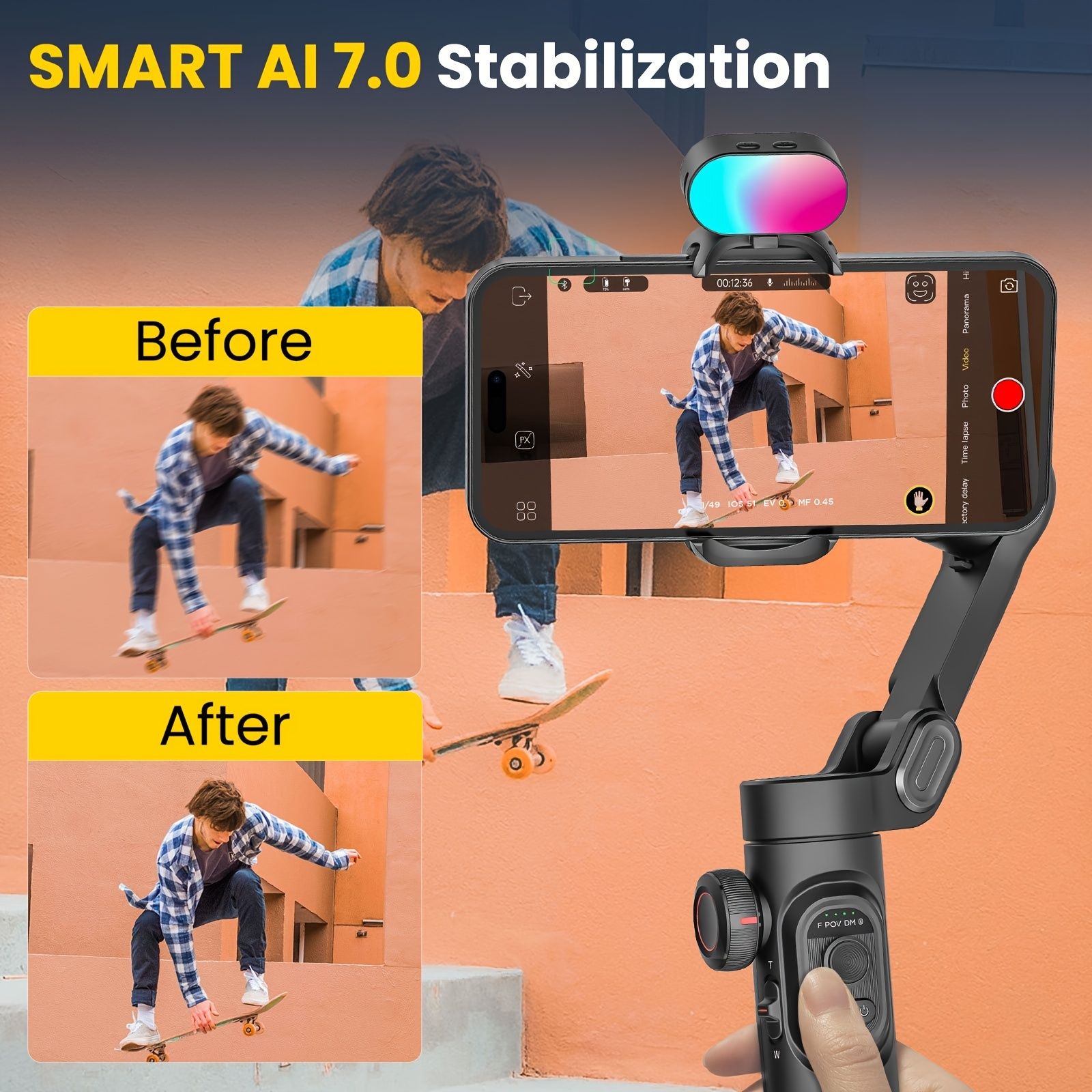 新着商品 3軸スマートフォン用ジンバルスタビライザーコンボキット