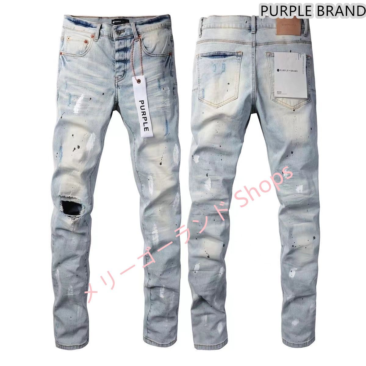 新品未使用 PURPLE BRAND Jeans パープルブランド ジーンズ メンズデニムパンツ スキニーデニム #P9006