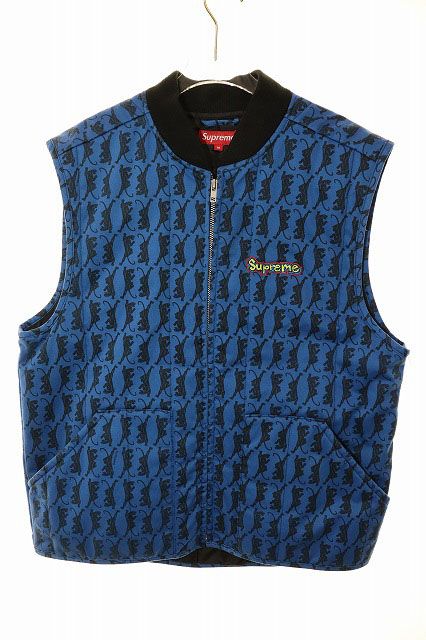 supreme ベスト 18AW シュプリーム シュプリーム SUPREME 18AW GONZ SHOP VEST PANTHER M ゴンズ