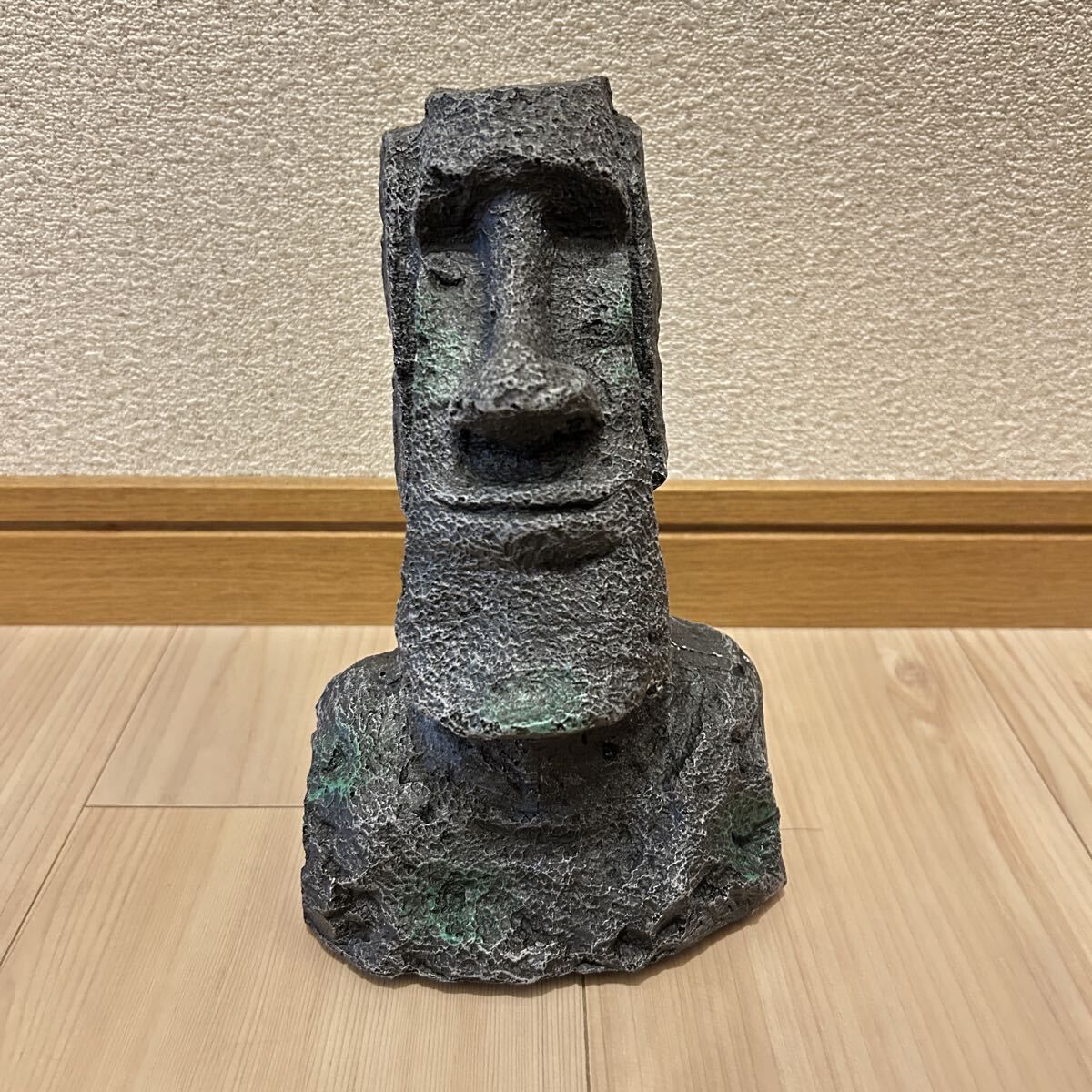 新品未使用品 イースター島 モアイ像 水槽用模型 大 水槽