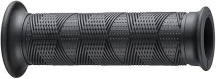 【在庫処分】キジマ (kijima) バイク バイクパーツ グリップラバー サムライ ブラック 120*22.2 貫通タイプ 201-6490