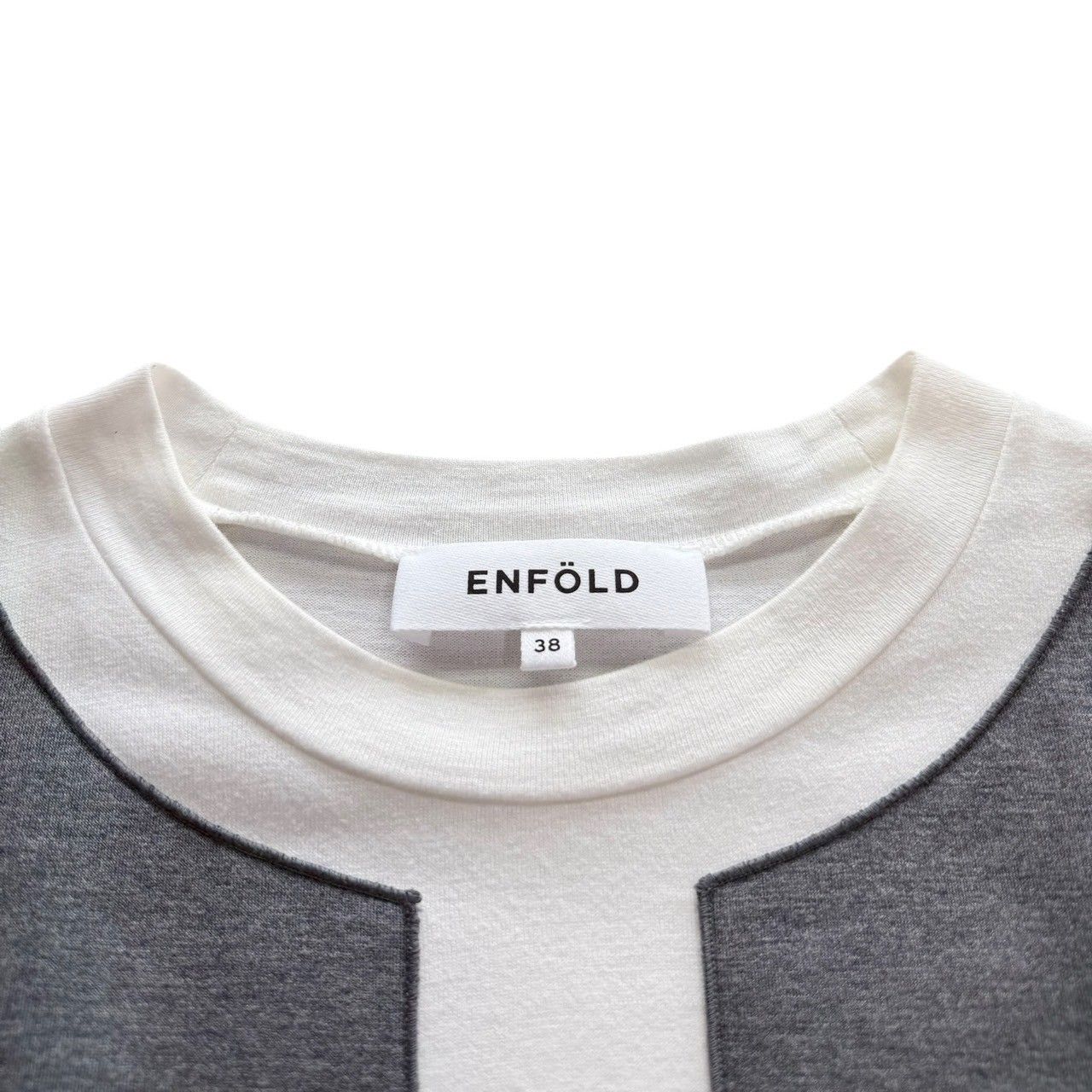 ENFOLD エンフォルド 21AW クラシック天竺カッティングTシャツ