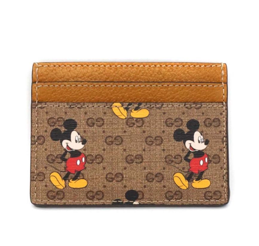 GUCCI ディズニー GGスプリーム カードケース ミッキーマウス コラボ 