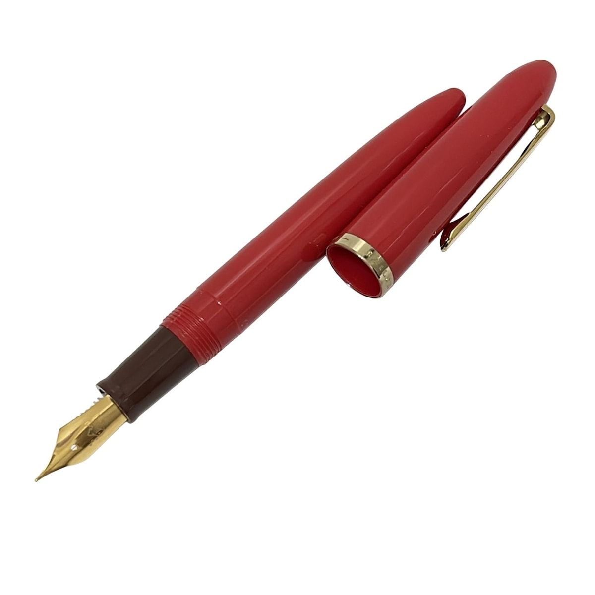 セーラー SAILOR 万年筆 - プラスチック×金属素材 ボルドー×ゴールド