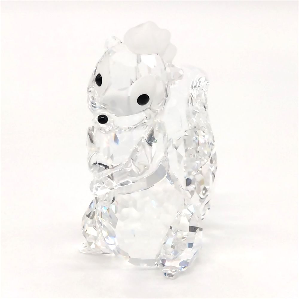 SWAROVSKI - スワロフスキー SWAROVSKI ディズニー BANBI バンビ セット オブジェ 置物 943951 クリア 台座付き【中古】 スワロフスキー SWAROVSKI ディズニー BANBI バンビ セット
