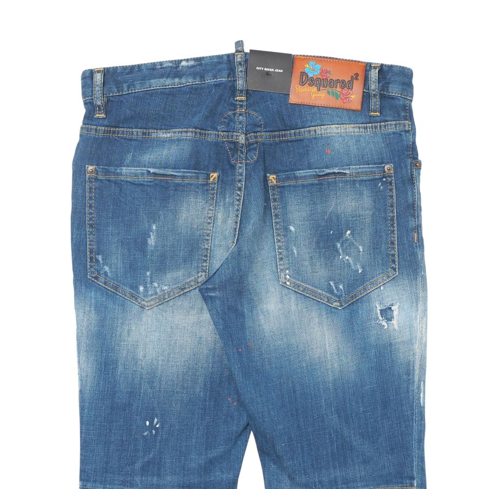 □未使用品□DSQUARED2 ディースクエアード CITY BIKER JEAN
