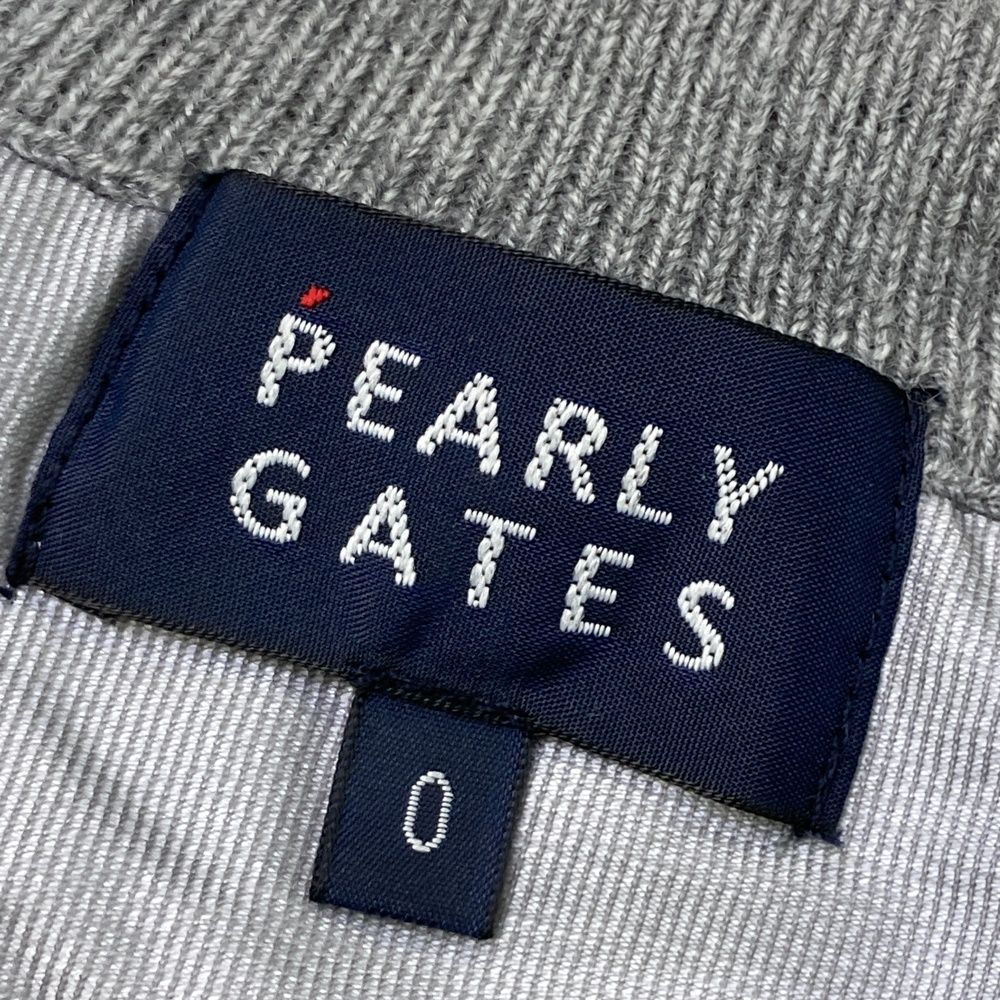 サイズ：0 PEARLY GATES パーリーゲイツ 2023年モデル 裏地付 ニット
