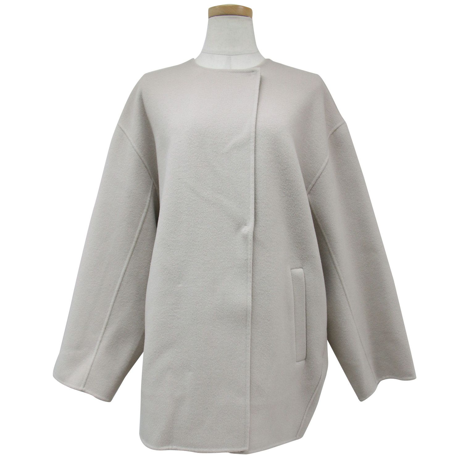 SLOBE IENA ハミルトン ダブルフェイスショートコート ベージュ SLOBE