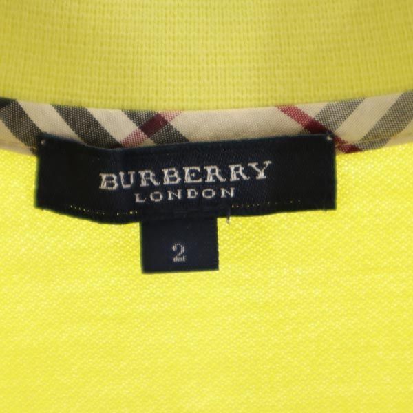バーバリー ポロシャツ 半袖 三陽商会 BURBERRY 日本製 ロゴ刺繍 0