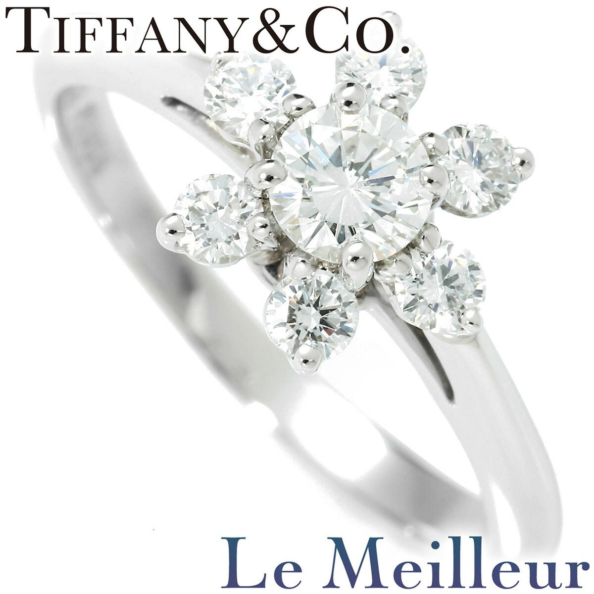 ティファニー バターカップ リング 指輪 ダイヤモンド Pt950 5号  