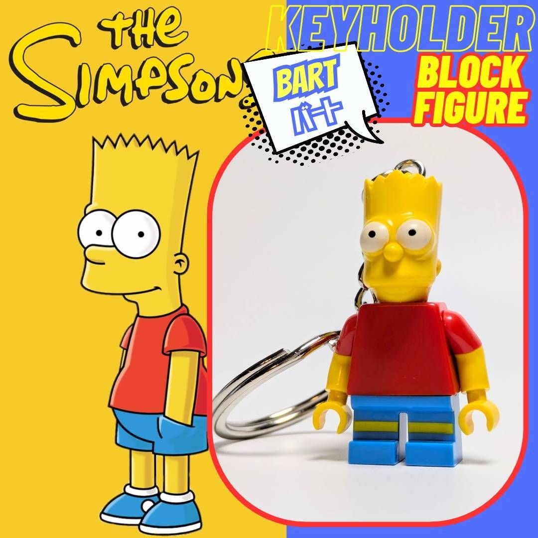 ♧【ブロックフィギュアキーホルダー】 ☆The Simpsons（ザ