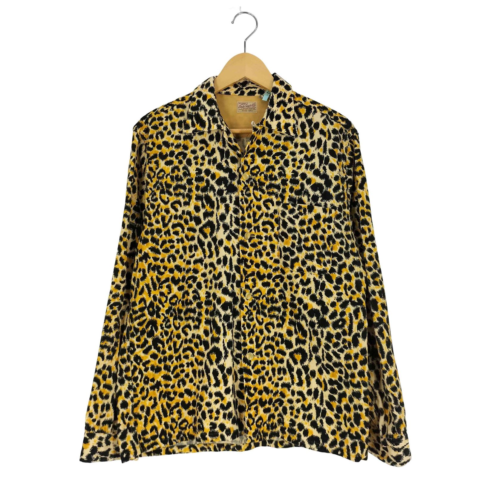 スタイルアイズ Style Eyes LEOPARD CORDUROY SPORTS SHIRT レオパード コーデュロイ オープン シャツ メンズ JPN L