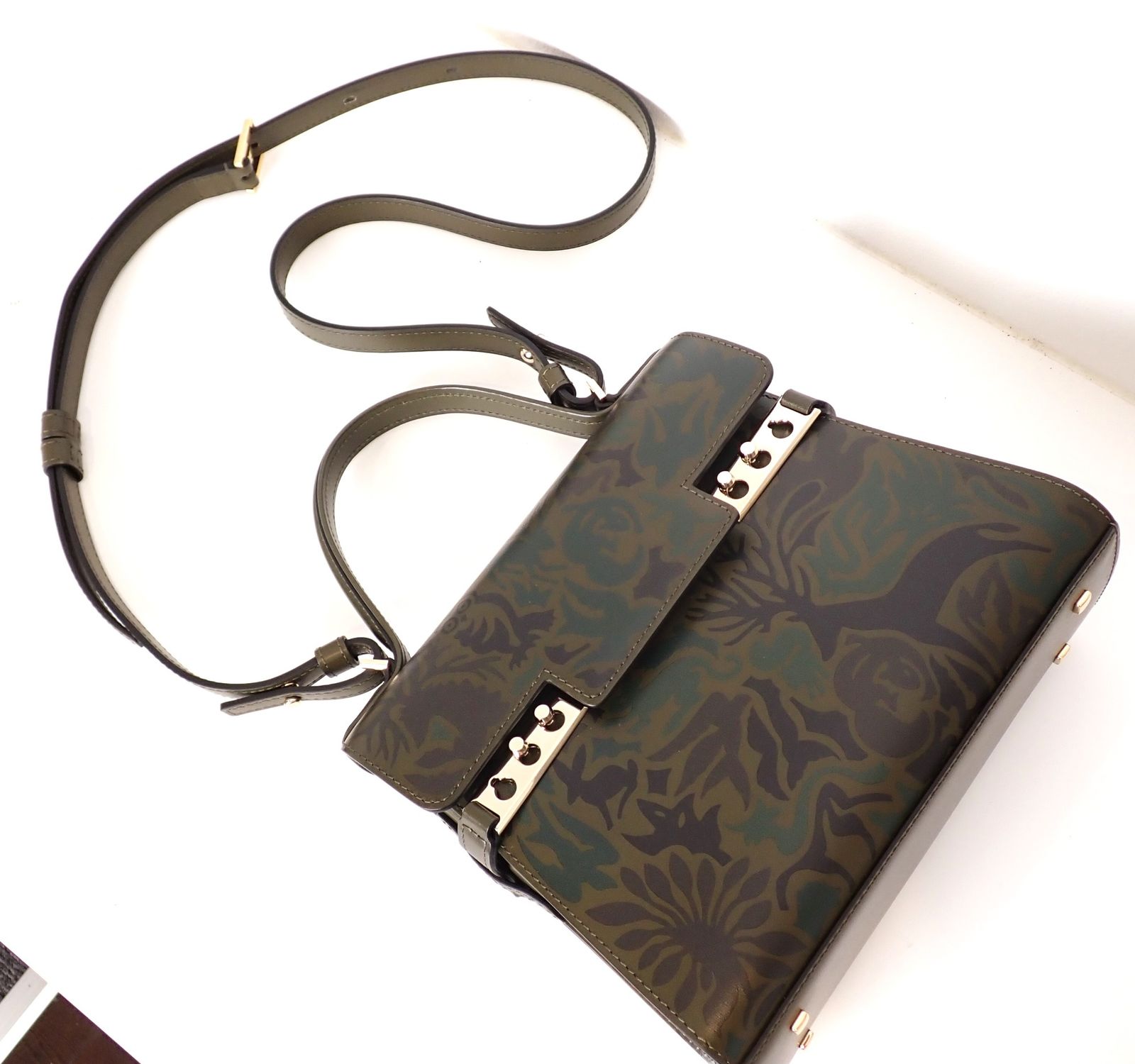 幻の逸品！未使用 超美品 DEL VAUX デルヴォー タンペートPM 型押し 2WAYショルダーバッグ レザー