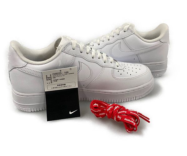 SUPREME×NIKE CU9225-100 AIR FORCE 1 LOW SP エアフォース シューズ