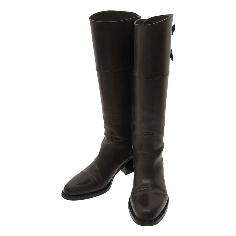 【最終】サルトル✴︎バックベルト✴︎ジョッキーロングブーツ✴︎36.5✴︎ダークブラウン サルトル SARTORE SARTORE ロングブーツ SR3601 ジョッキー