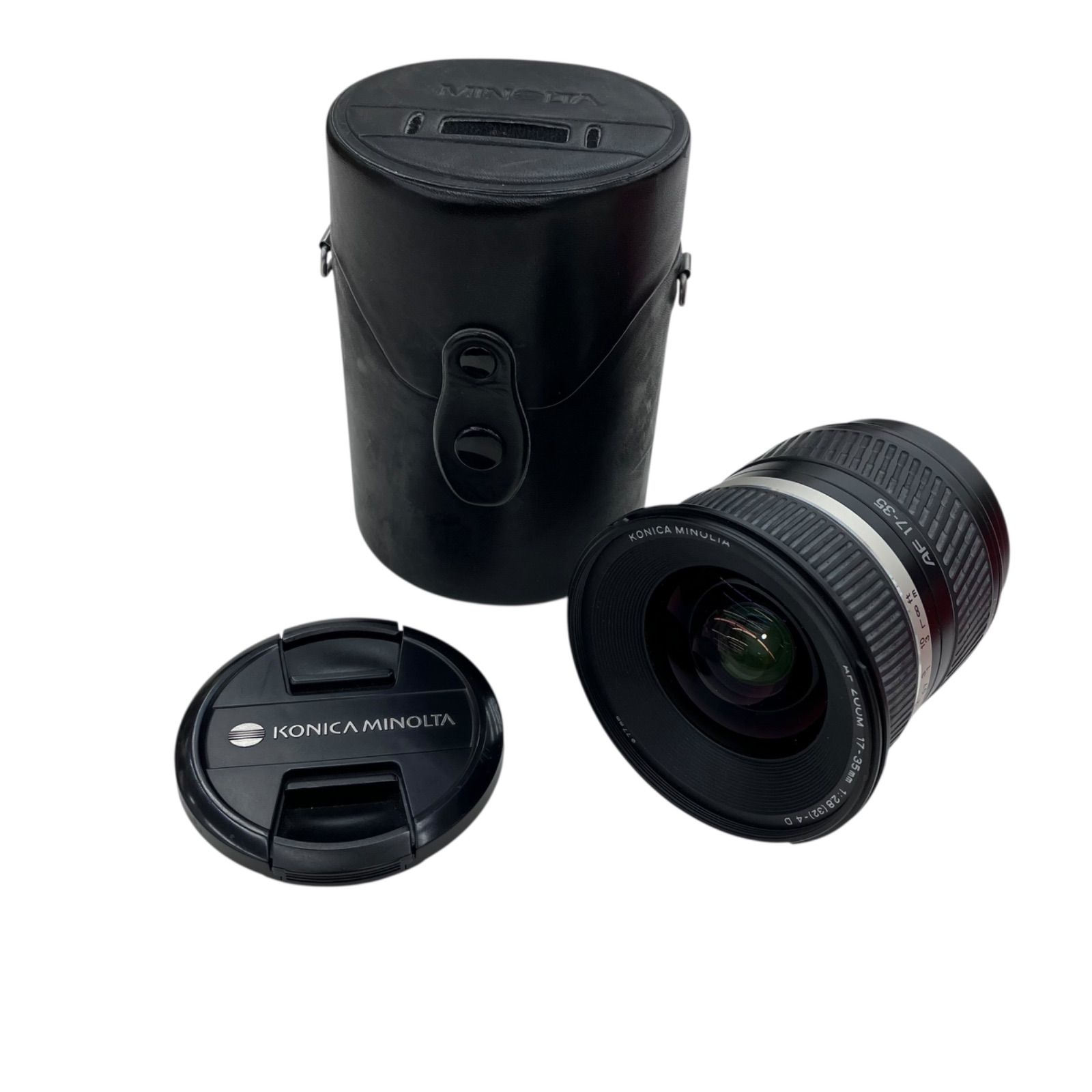 186000 現状品 ケース付き KONICA MINOLTA AF ZOOM 17-35mm 1 2.8 32 -4D