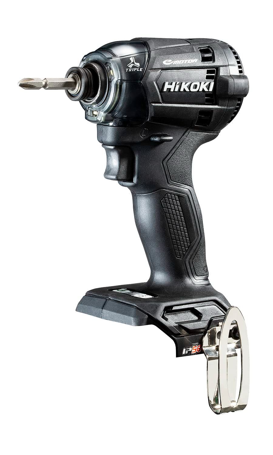 人気商品 HiKOKI ハイコーキ 18V 充電式 インパクトドライバー WH18DC ストロングブラック バッテリー 充電器 ケース ビット別売 WH18DC NNB