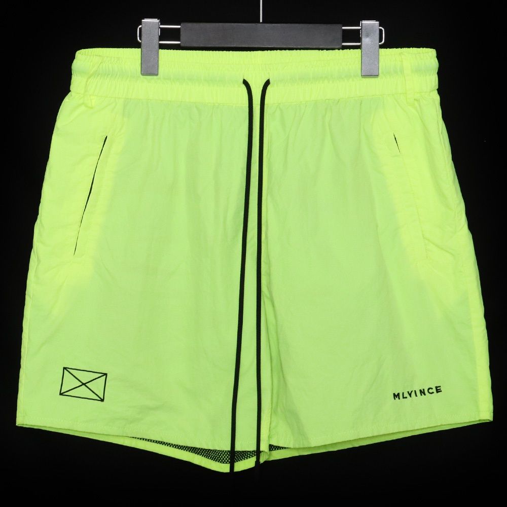 【完売品】メルヴィンス ナイロンショートパンツ Lサイズ MLVINCE NYLON SHORTS Lサイズ ネオンイエロー - メルカリ