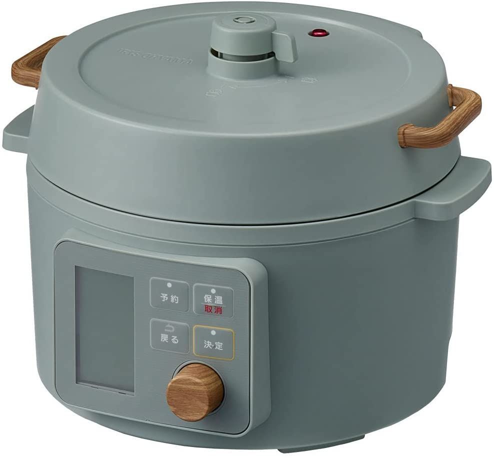 電気圧力鍋 3L 液晶タイプ KPC-MA3-G グリーン
