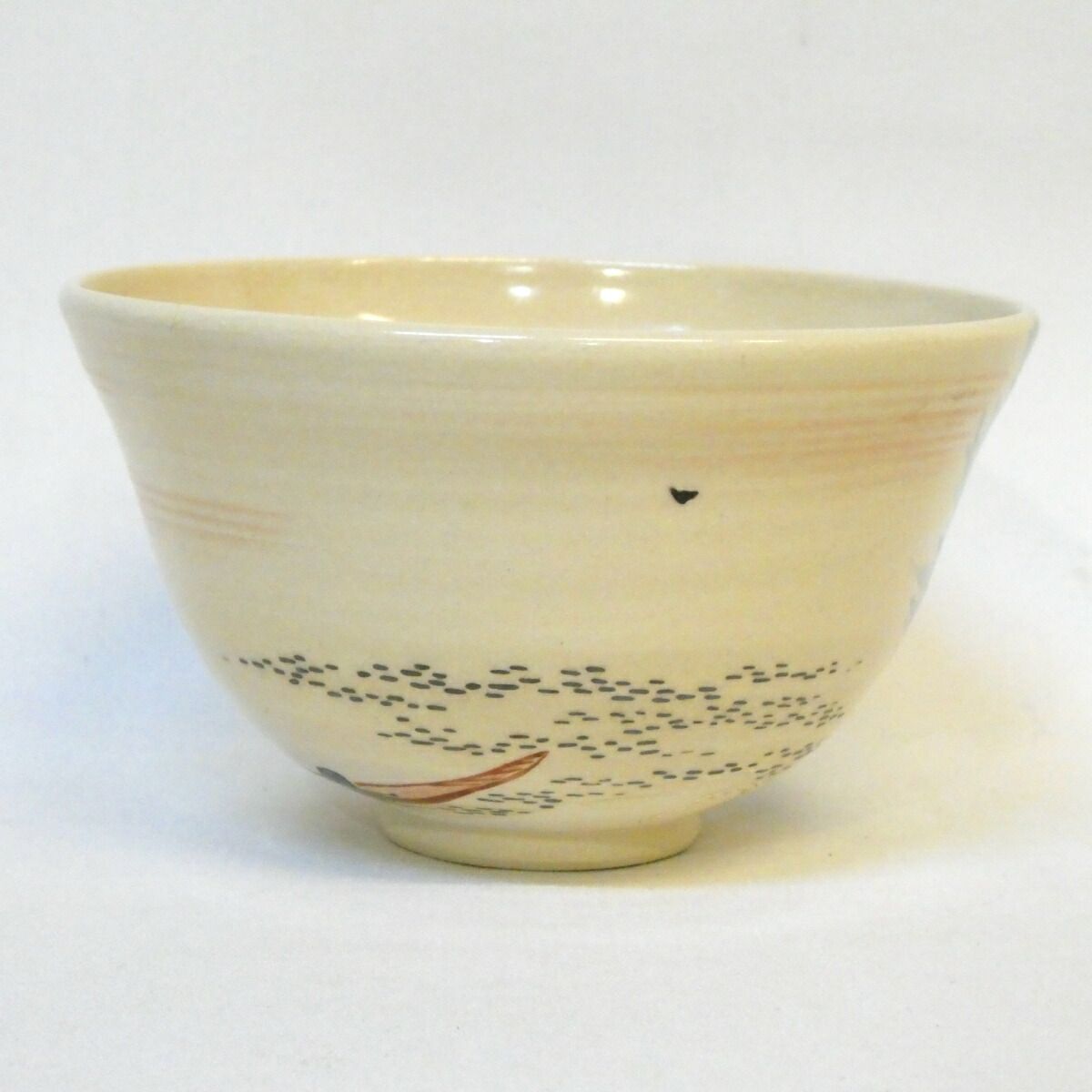 千家十職】平安 十六代 永楽善五郎（即全）作 仁清写 茶碗 葛屋の絵