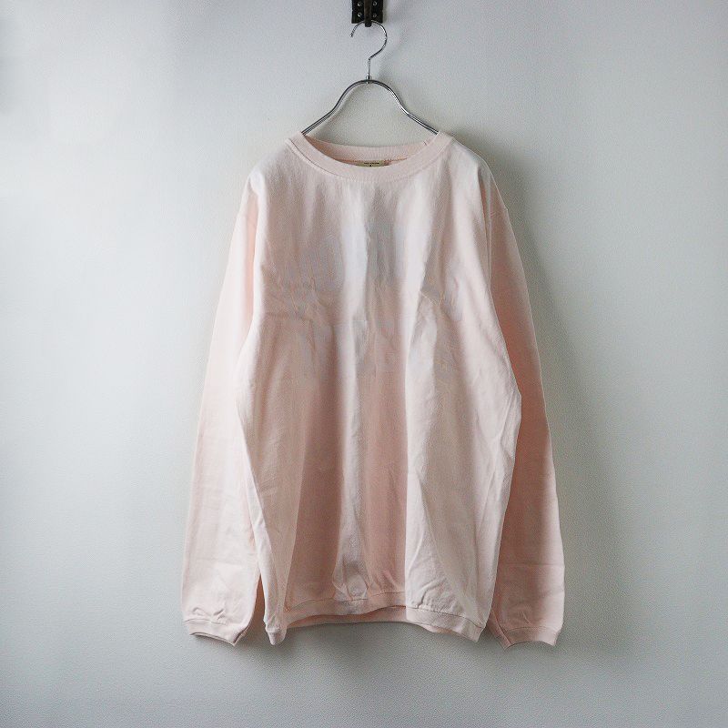 グッドウェア Goodwear コットン クルーネック ロングスリーブ リブ プルオーバー L|ピンク トップス 長袖 2400014394474