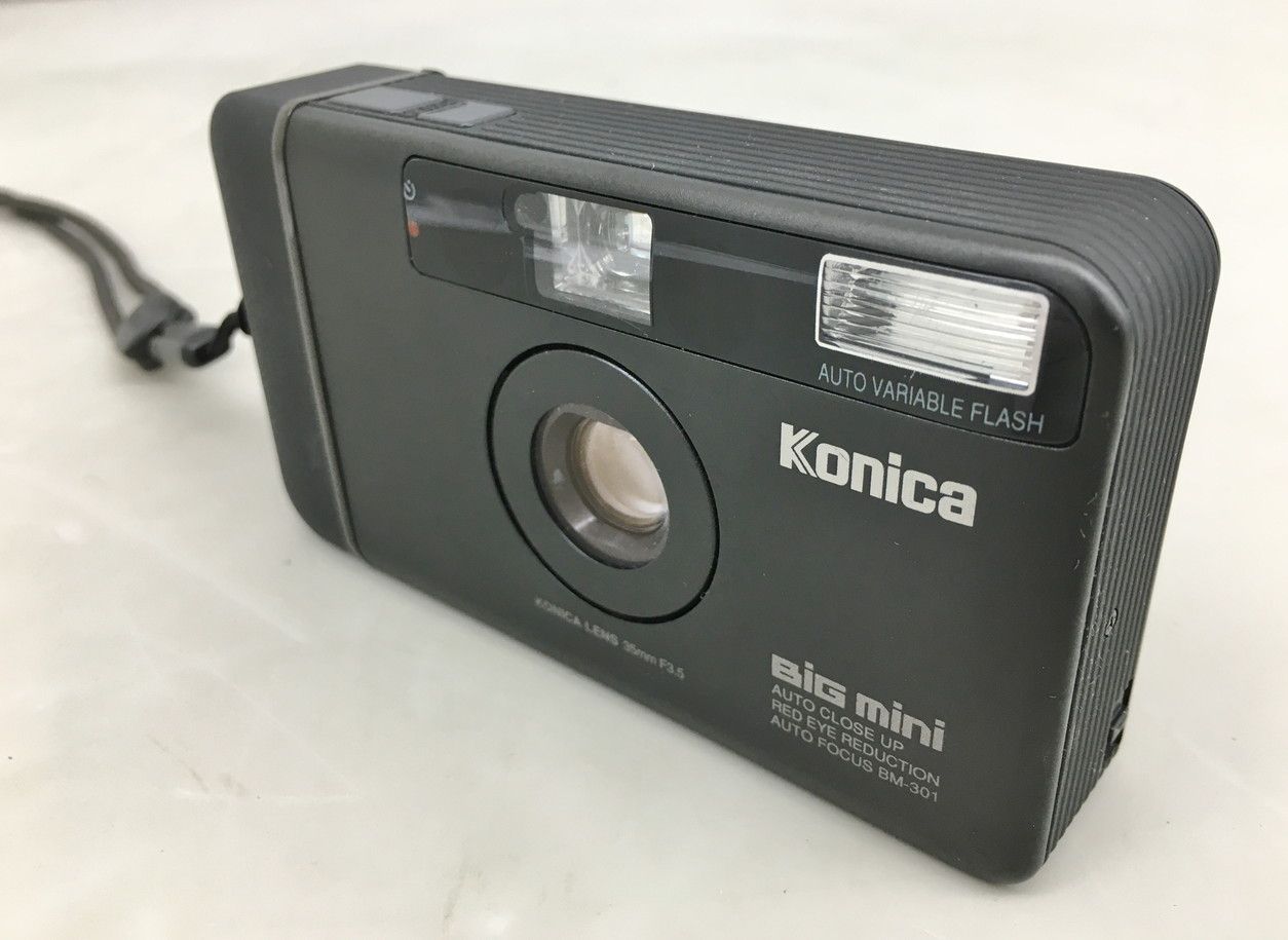 コンパクトフィルムカメラ BIG MINI BM-301 コニカ KONICA 電池式 35mm F 3.5 2510LS155