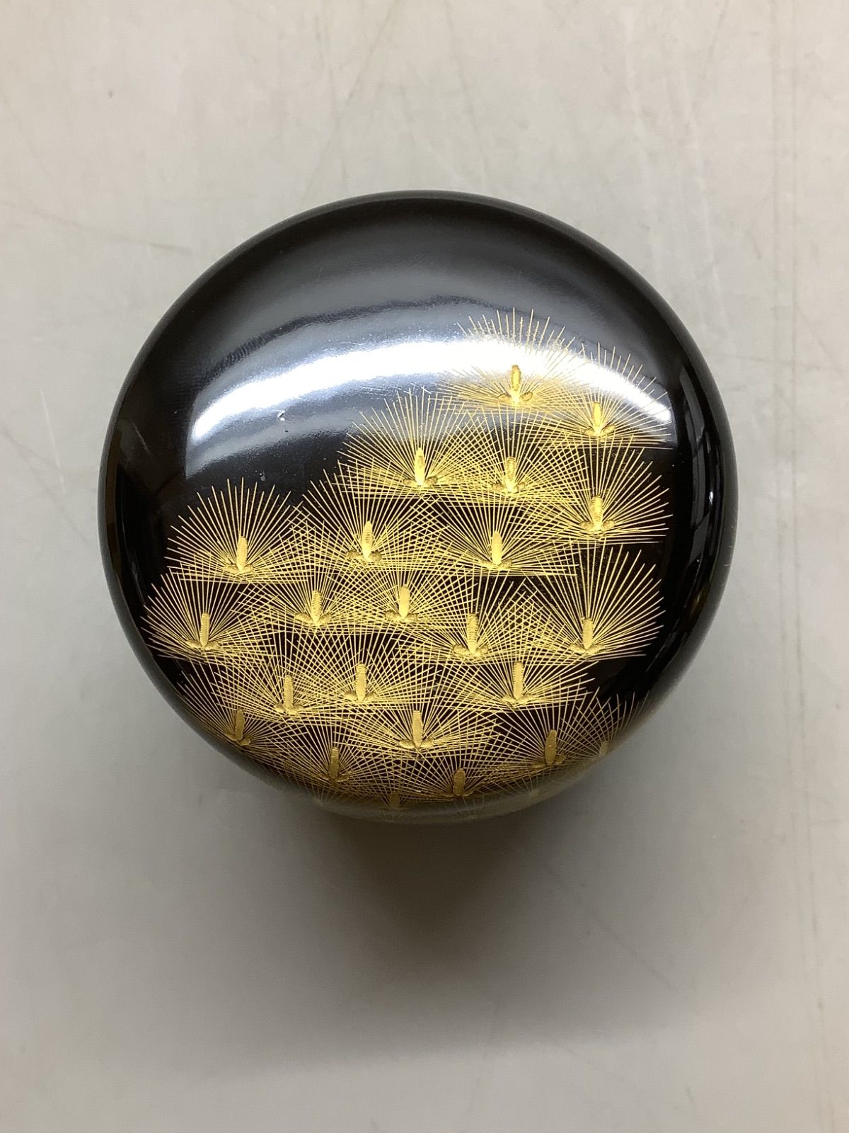 輪島塗　東恒博作　寿松沈金銘々盆　五客　美品　共箱　茶道　懐石膳　送料込 輪島塗漆器の工房直販 輪島塗太郎 / 輪島市 塗太郎 / 輪島塗