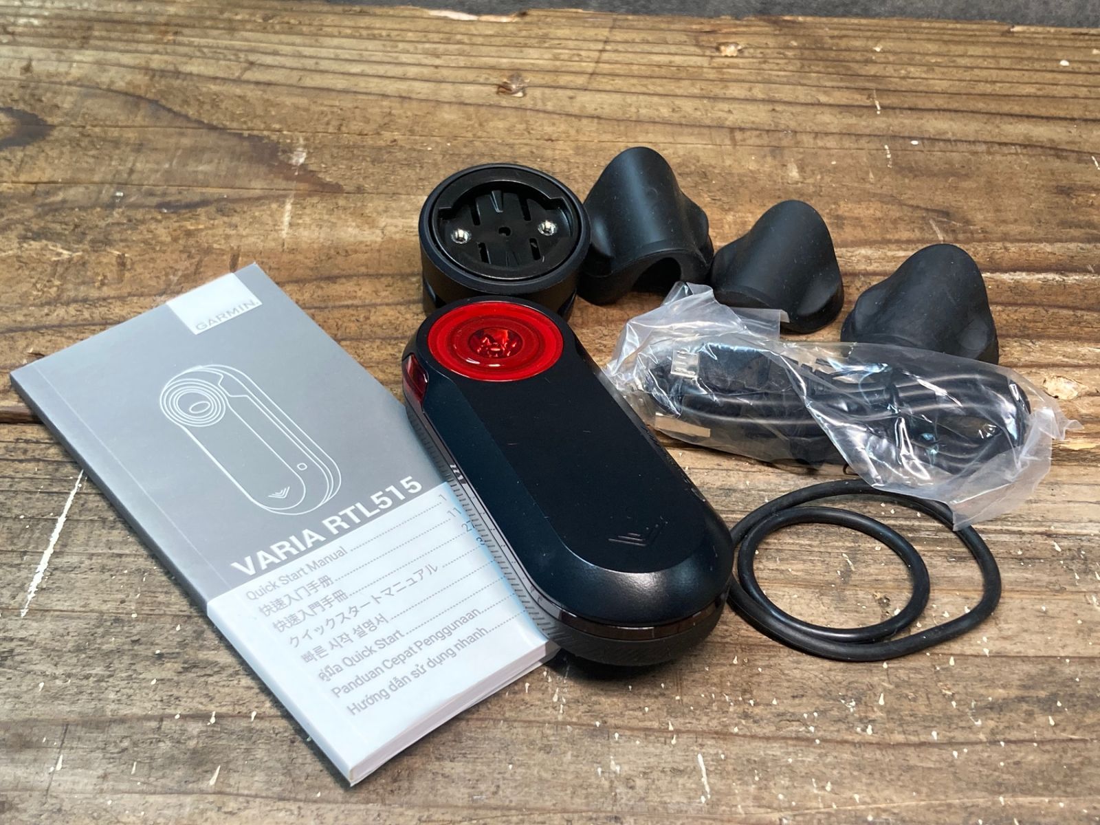 IF437 ガーミン GARMIN バリア VARIA RTL515 リアビューレーダー テールライト ※点灯確認済