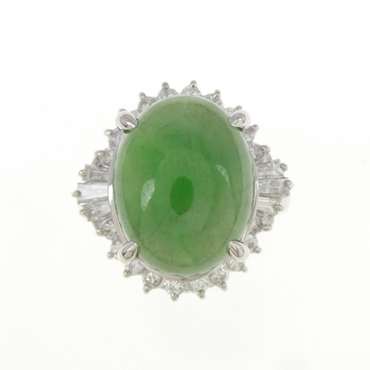 PT900 ヒスイ リング 5.89CT - メルカリ 