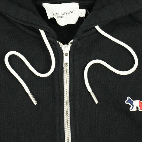 メゾンキツネ MAISON KITSUNE ジップアップ パーカー フーディ 