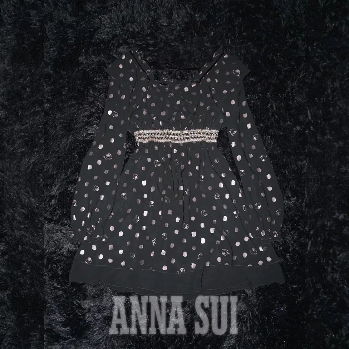 anna sui フルーツドットドレス