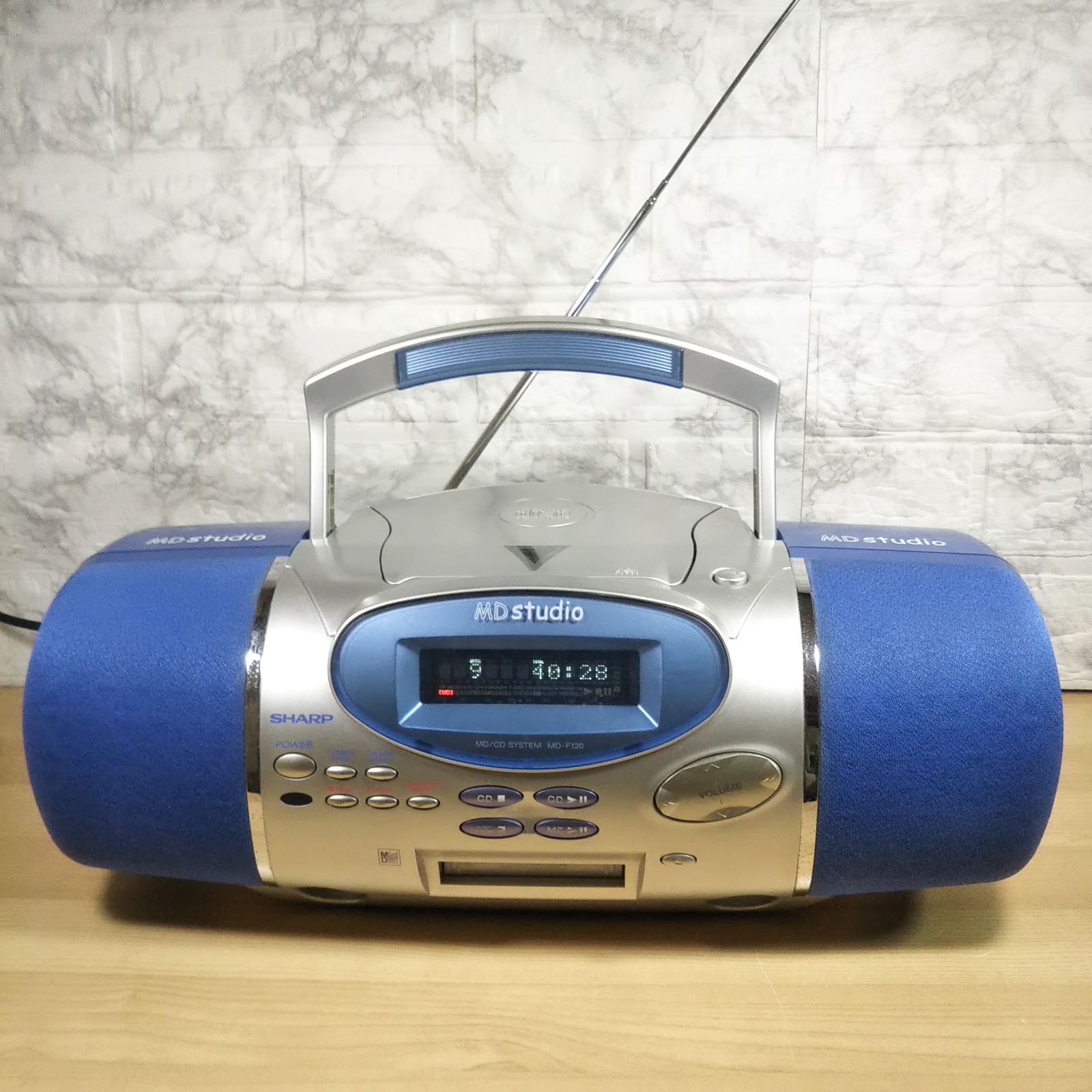 SHARP MDstudio MD/CDシステム MD-F120 2000製 中古品 - メルカリ