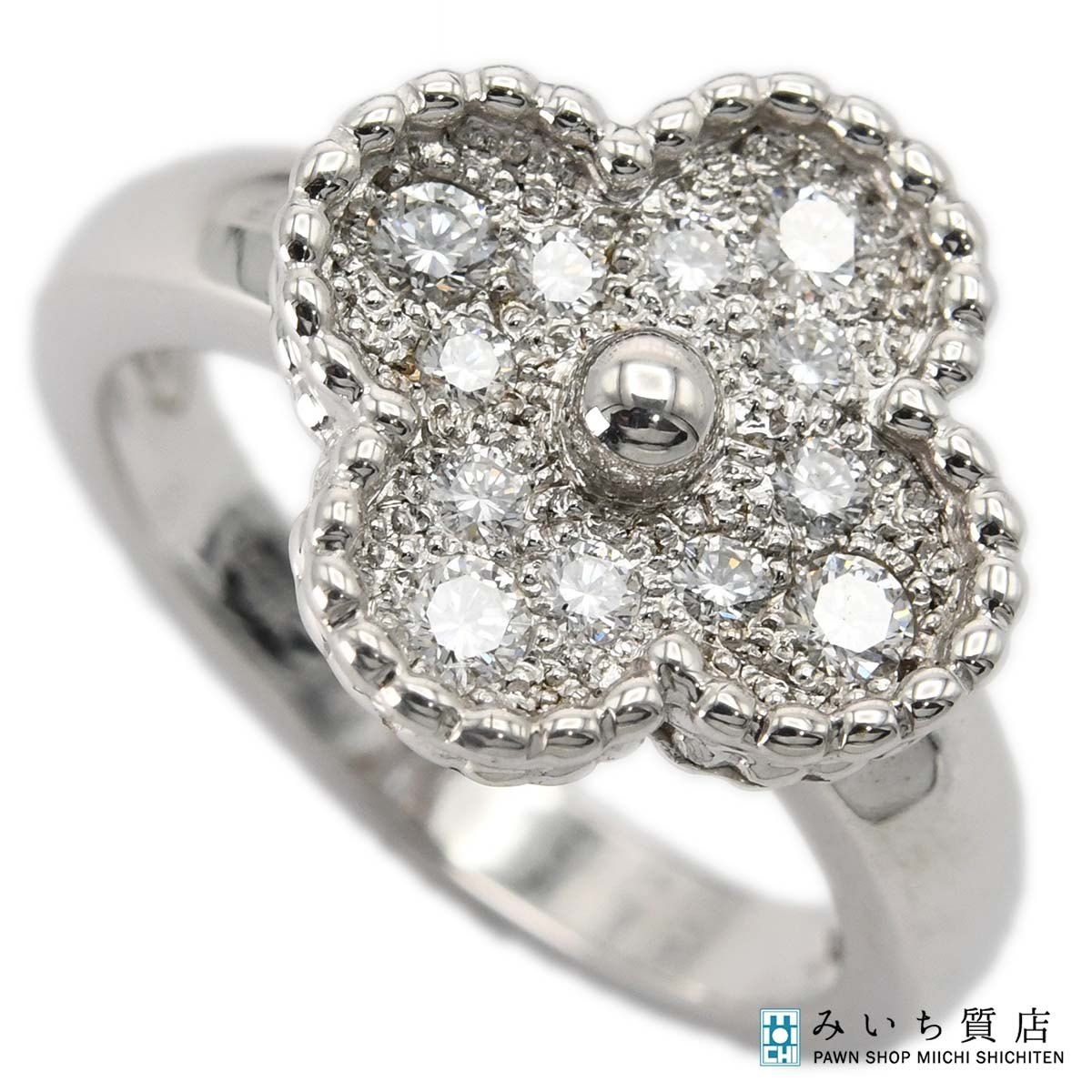 Eagle VanCleef&Arpels 750ダイアリングサイ10号 Van Cleef ＆ Arpels & VCA ヴァンクリーフアーペル 750 WG