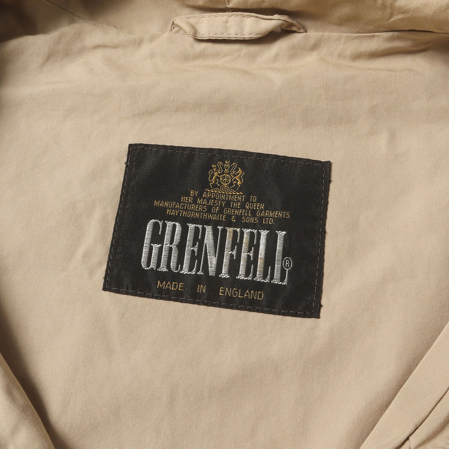 GRENFELL グレンフェル ジャケット ベージュ サイズ:40(L) | 希少 黒