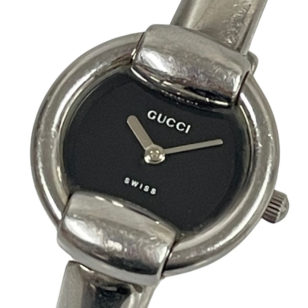 GUCCI WATCH グッチ1400L バングルウォッチ 黒文字盤 ラウンド GUCCI WATCH グッチ1400L バングルウォッチ 黒文字盤 ラウンド