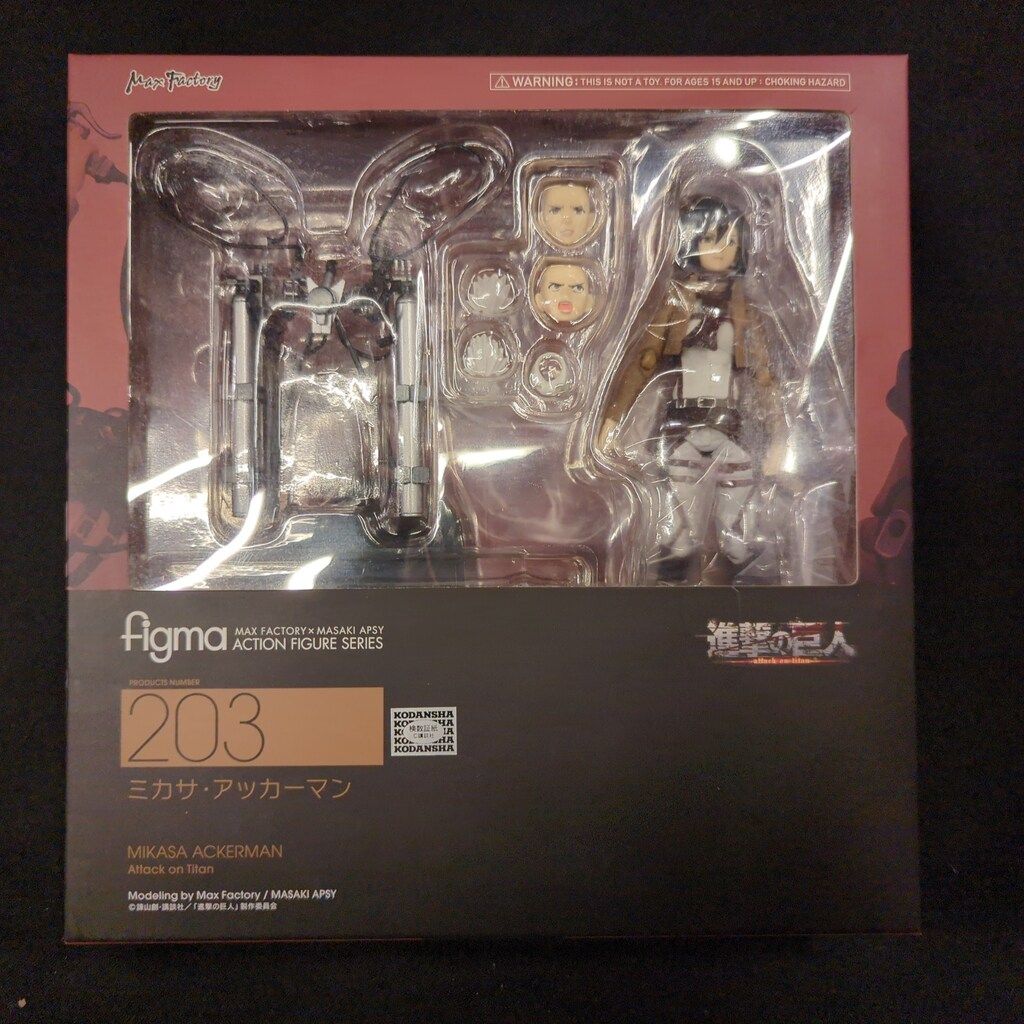 MAXFACTORY figma 進撃の巨人 ミカサ・アッカーマン 203 - メルカリ