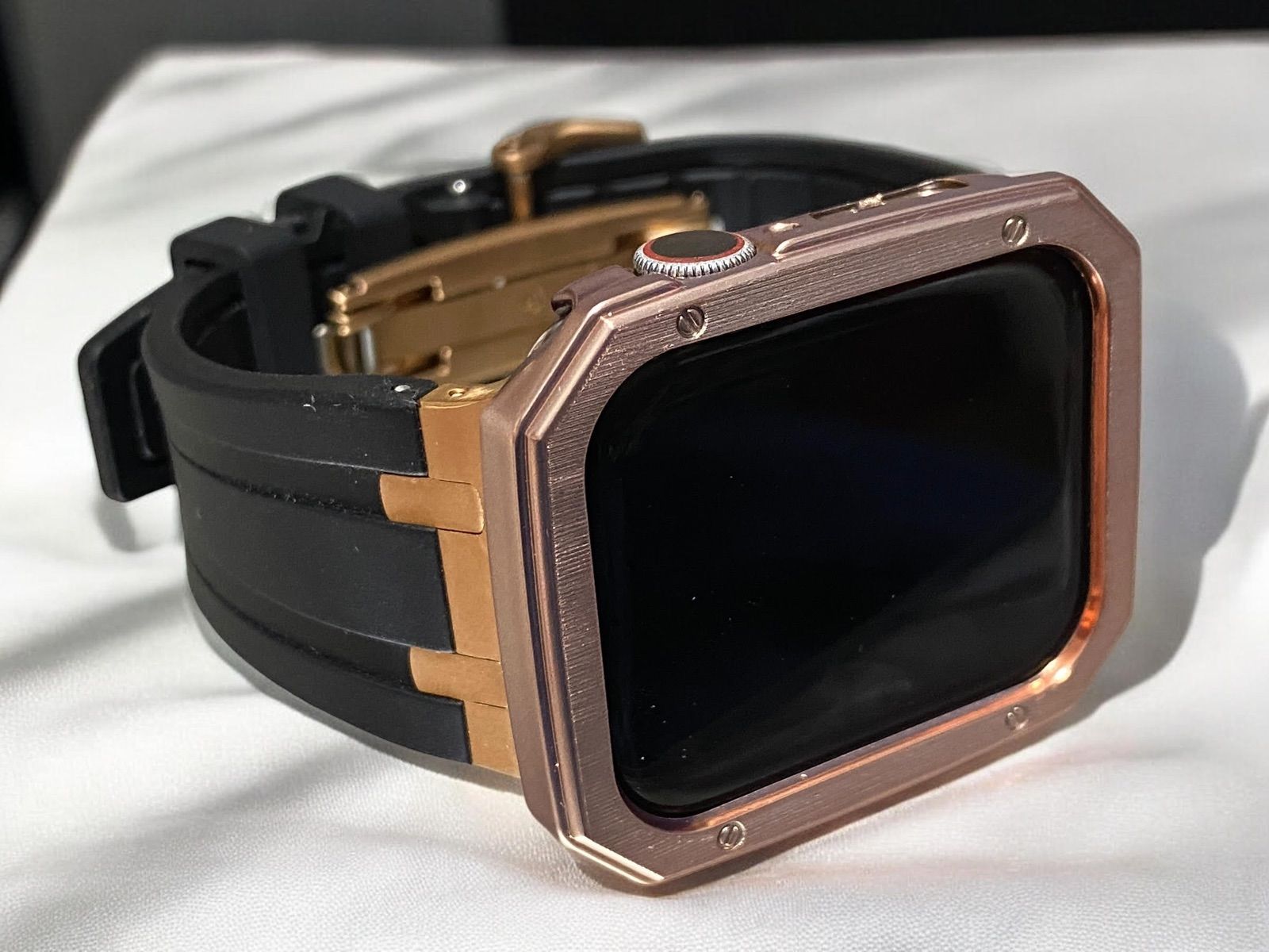 ラッピング付☆Berluti Apple Watch スクリット レザー ベルト