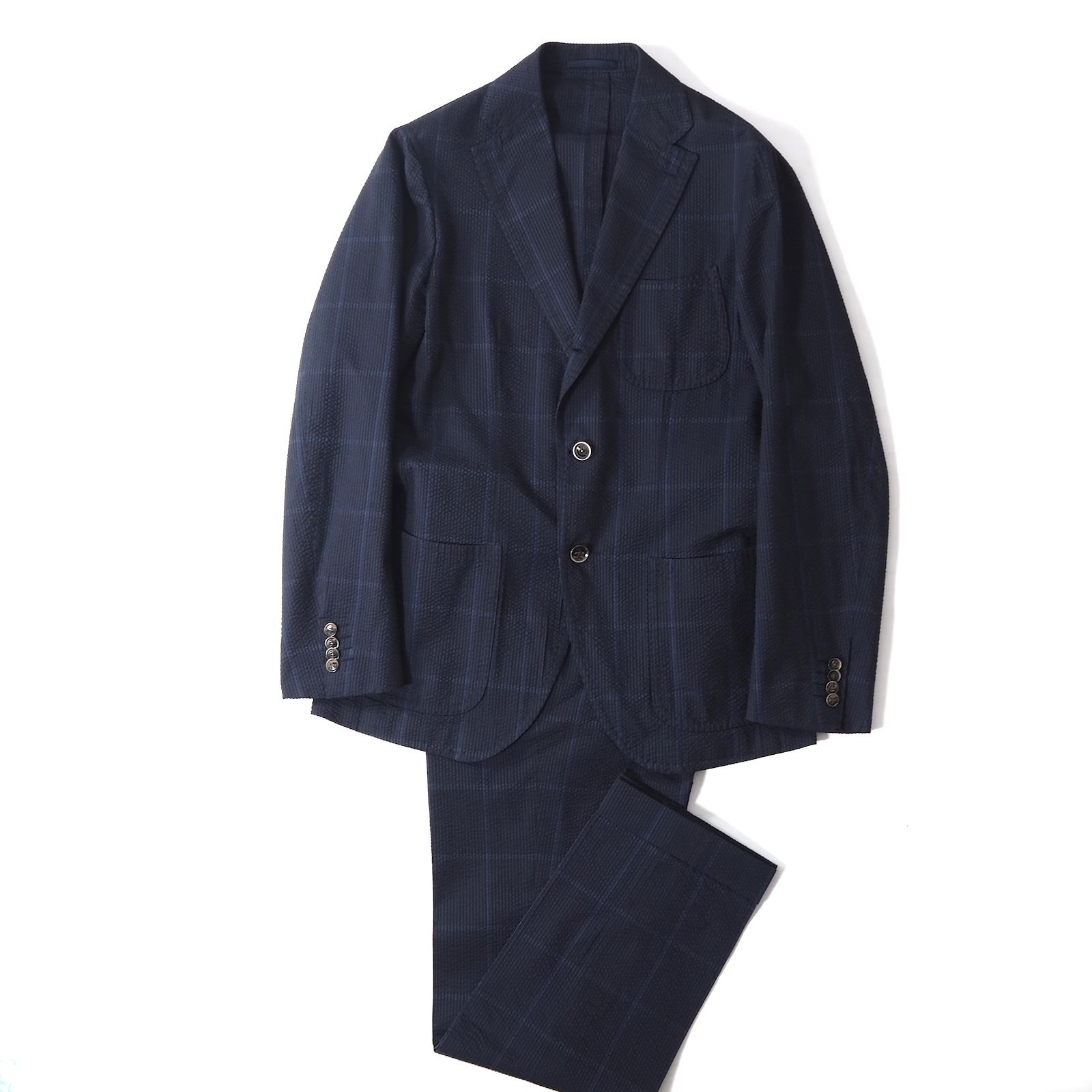 美品 リングジャケット RING JACKET コットン シルク ストレッチ